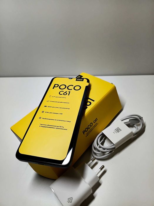Новий Смартфон Xiaomi POCO C61 3+3/64/ 90 Гц 2025