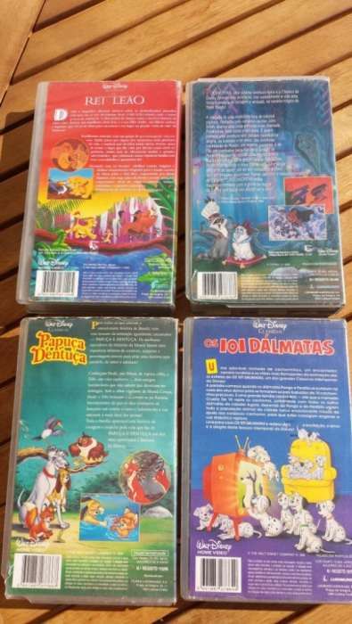 Conjunto de Cassetes de vídeo - Clássicos Disney