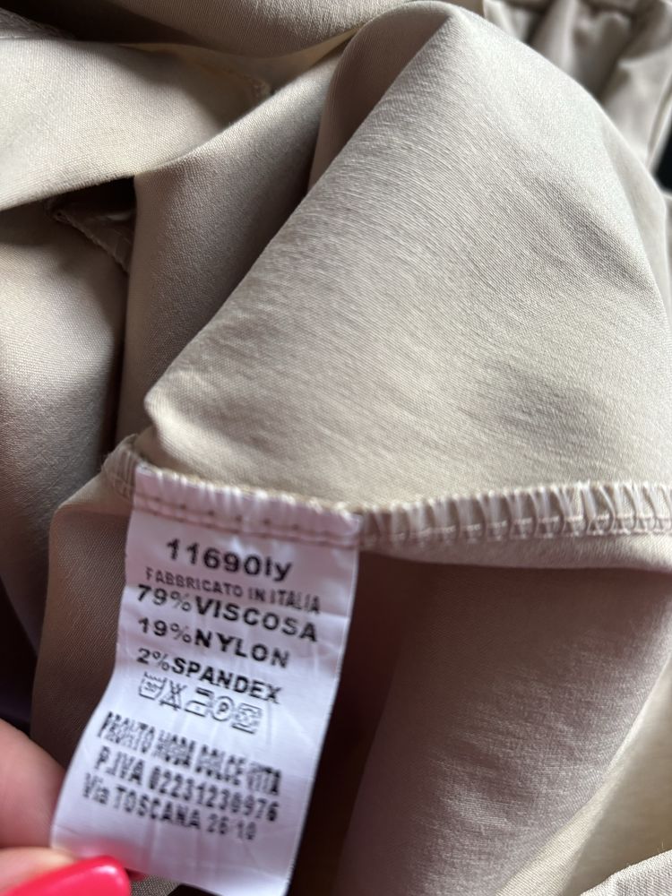 Dolce Vita włoska spódnica midi boyfriend zip one size new