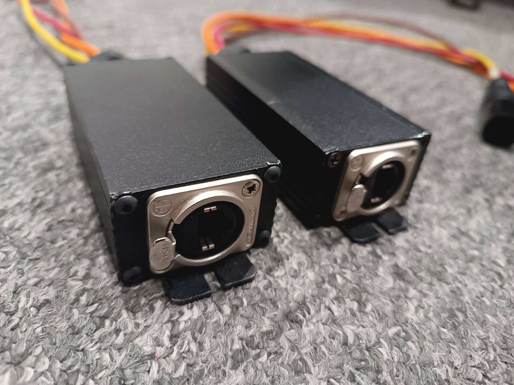 Splitter Ethercon Rj45 CatBox 4x XLR rozdzielacz na skrętkę AUDIO DMX