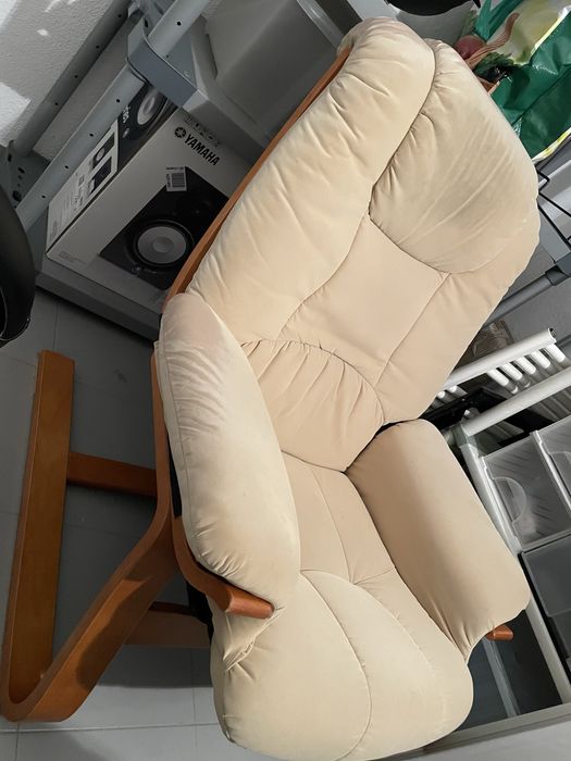 Cadeirão Madeira Beje