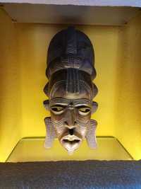 Máscara escultura angolana arte africana