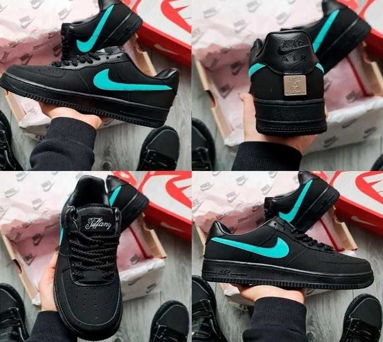 Мужские кроссовки Nike Air Force 1 Low x Tiffany & Co 41-45 найк аир