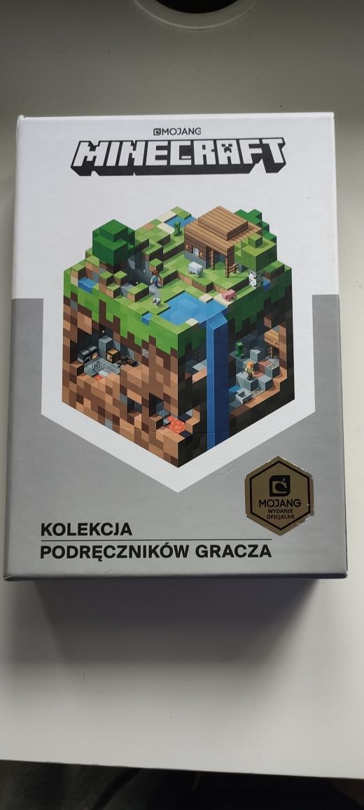 4 książki Minecraft kolekcja podręczników gracza