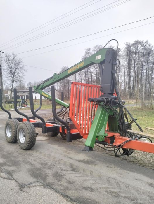 REZERWACJA Przyczepa leśna do drewna z hds