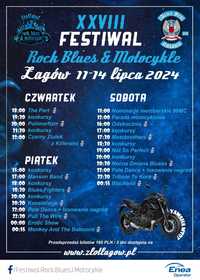 2 bilety XXVIII Festiwal Rock Blues i Motocykle 14.07.2024 Łagów Lubus