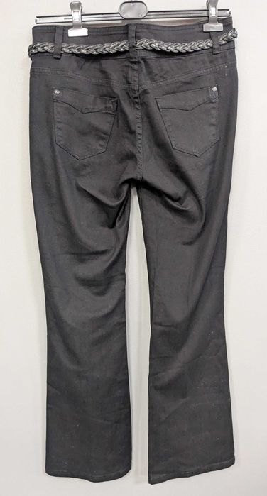 Dunnes Stores spodnie bootcut czarne rozm. 42 12/32
