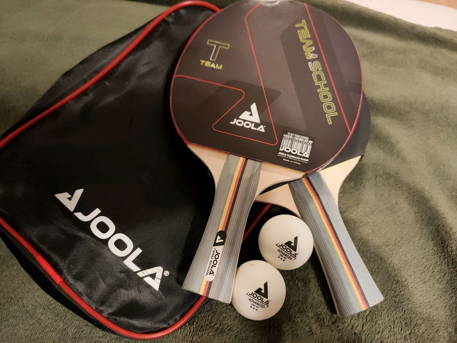 Rakietki do Ping-ponga Joola Team School pokrowiec plus dwie pileczki
