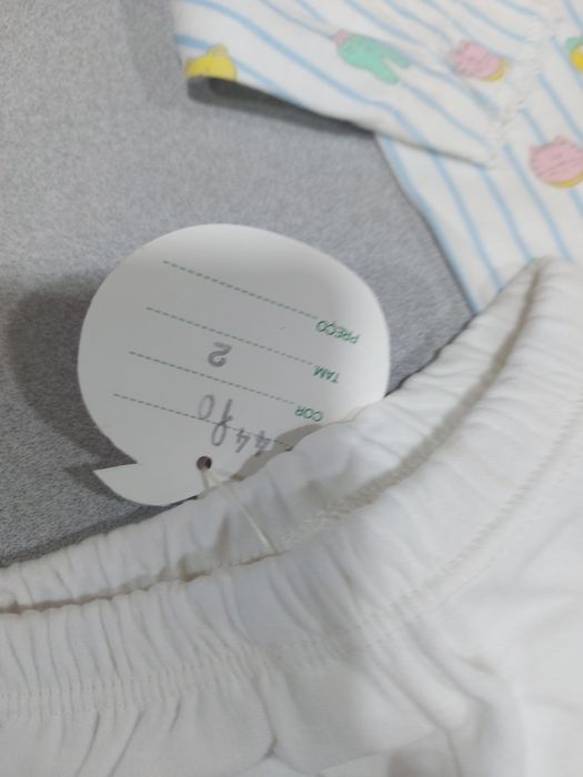 Conjunto 5 artigos bebé menino | Laranjinha | NOVO