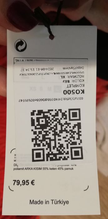 Komplet butik kajla