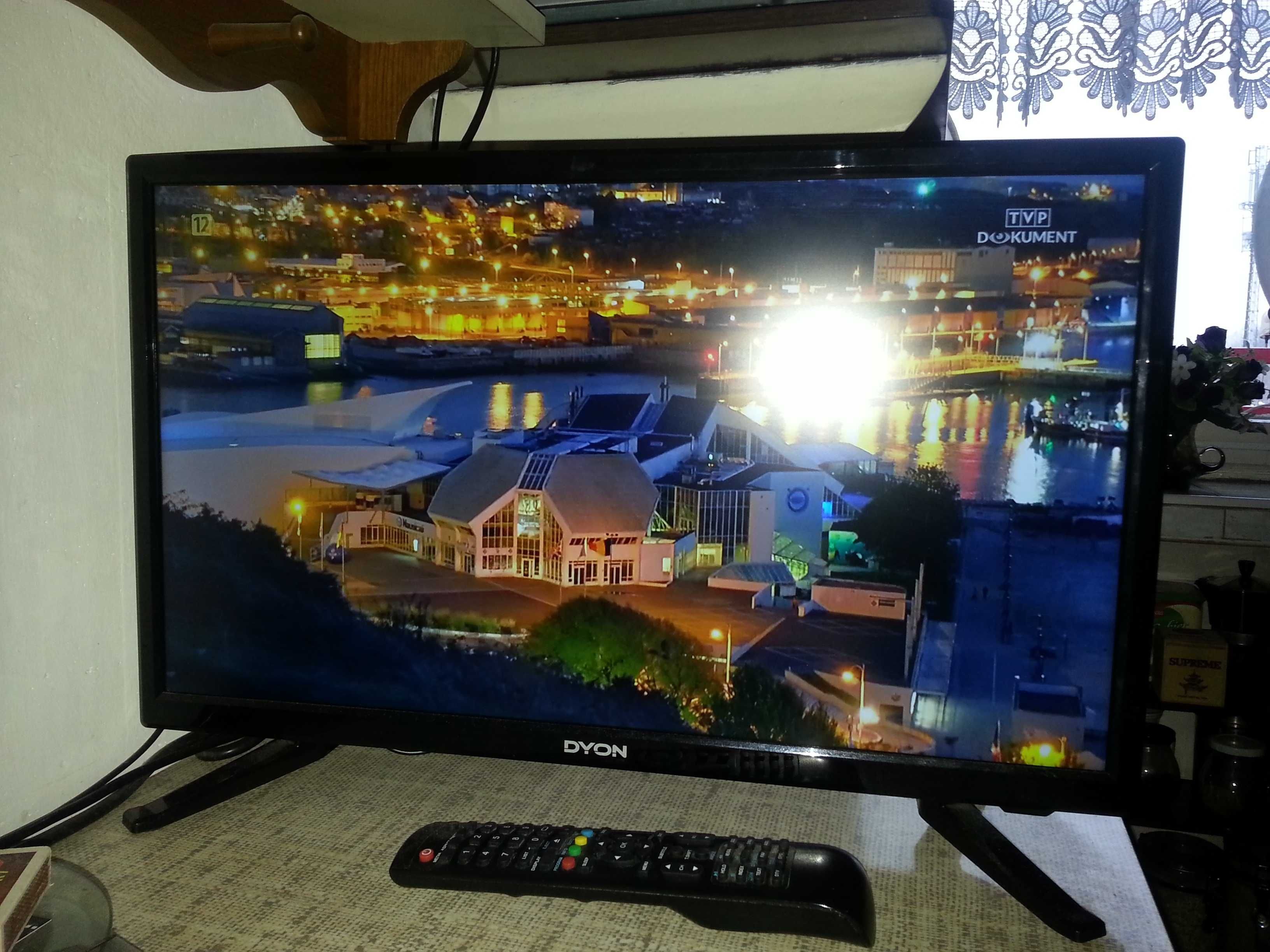 TV LED 22 cale Full HD z tunerem HD DVB-T2 H.265/HEVC, DVB-S2, DVB-C