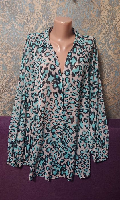 Красивая блуза большой размер батал 52 /54  блузка