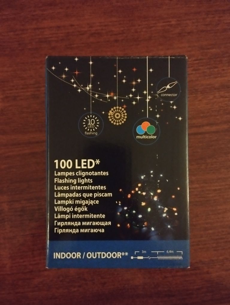 Luzes de natal 100 LED's multicolorido