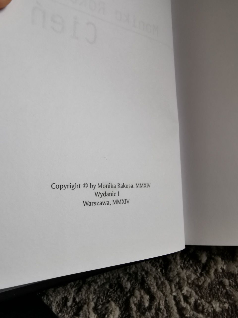 Książka Monika Rakusa "Cień"