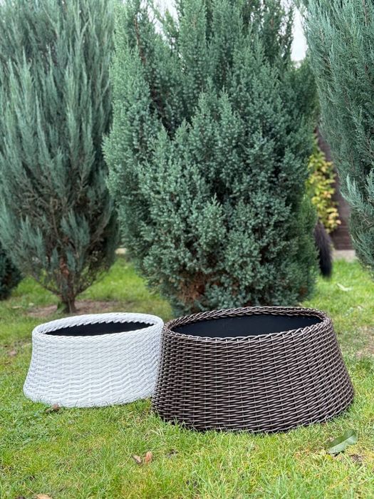 Кошик під ялинку,юбка под елку,плетеная корзина под елку