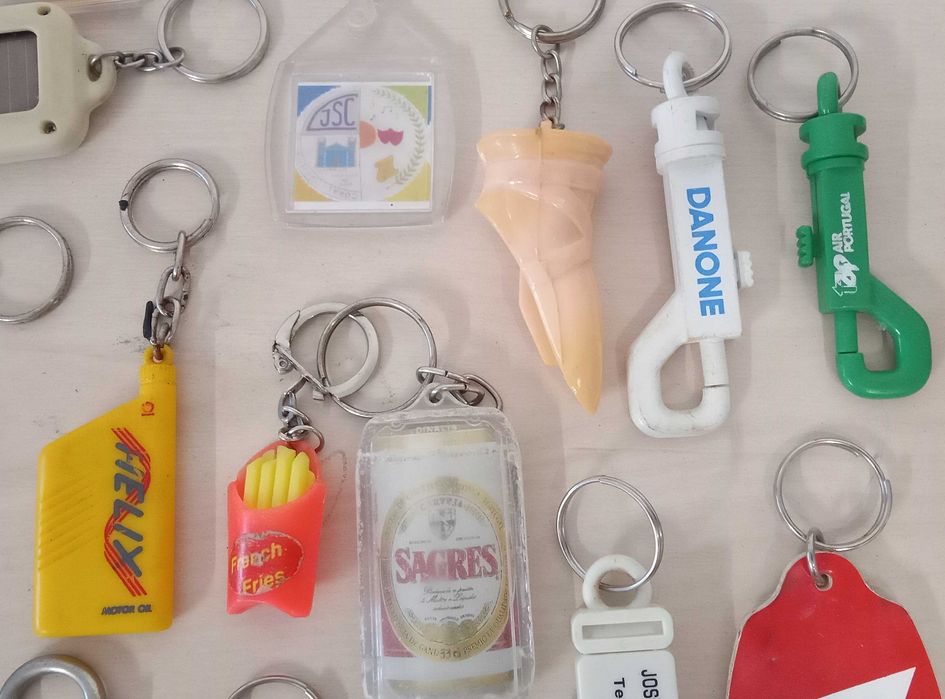 Porta chaves , marcas diversas, colecionador, lote por 5€