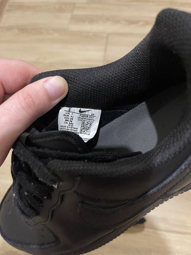 Nike force 1 x 1017 alyx black sneakers