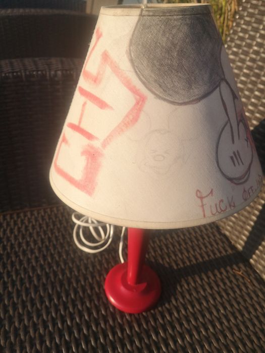 Lampa stołowa (nocna) PRL