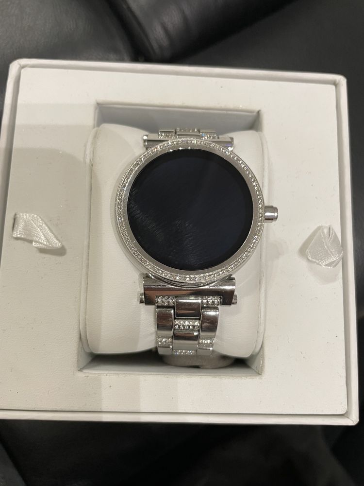 Sofie Michael Kors srebrny z cyrkoniami zegarek
