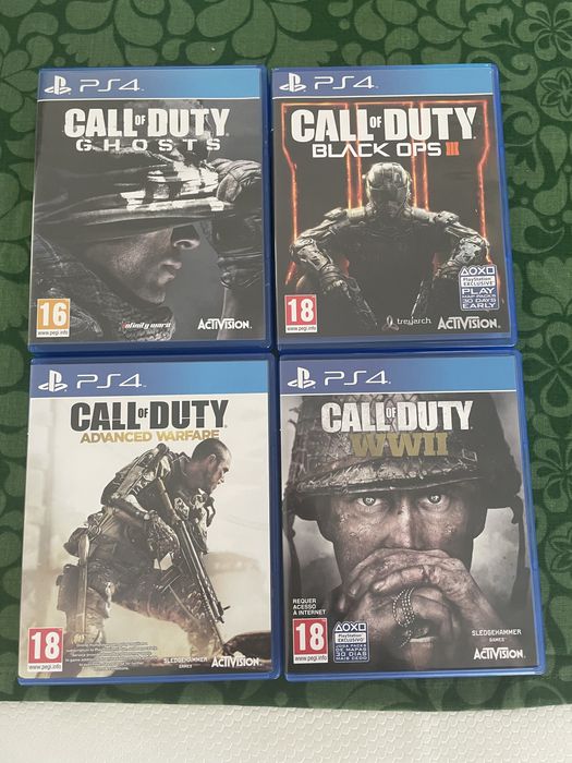 4 jogos call of duty
