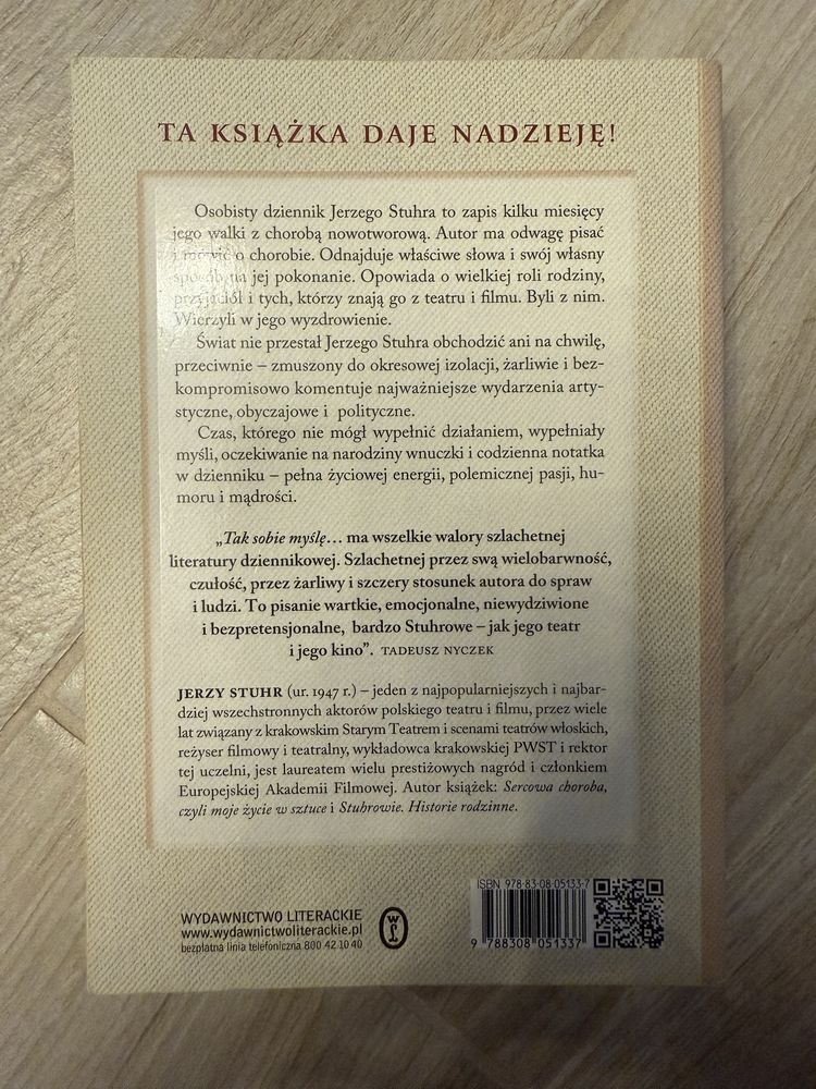 „Tak sobie myślę…” Jerzy Stuhr