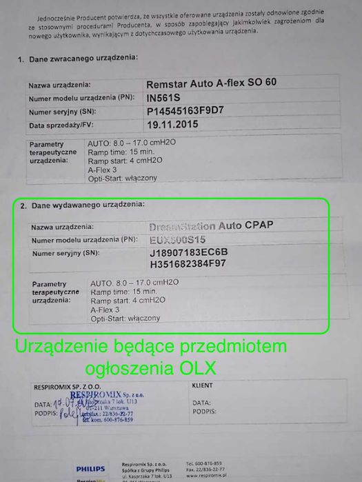 Philips Dreamstation AutoCPAP z nawilżaczem