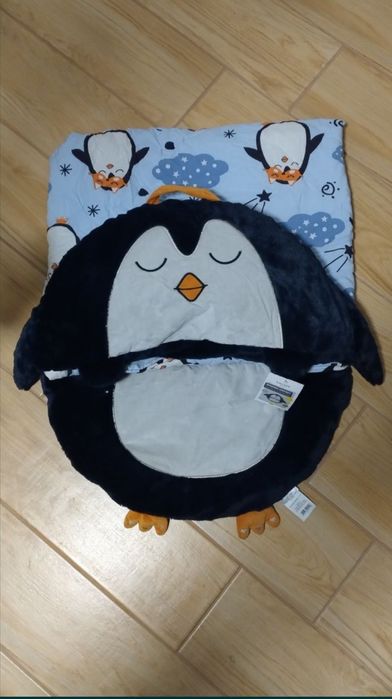 Śpiworek smukee 2w1 pingwin nowy