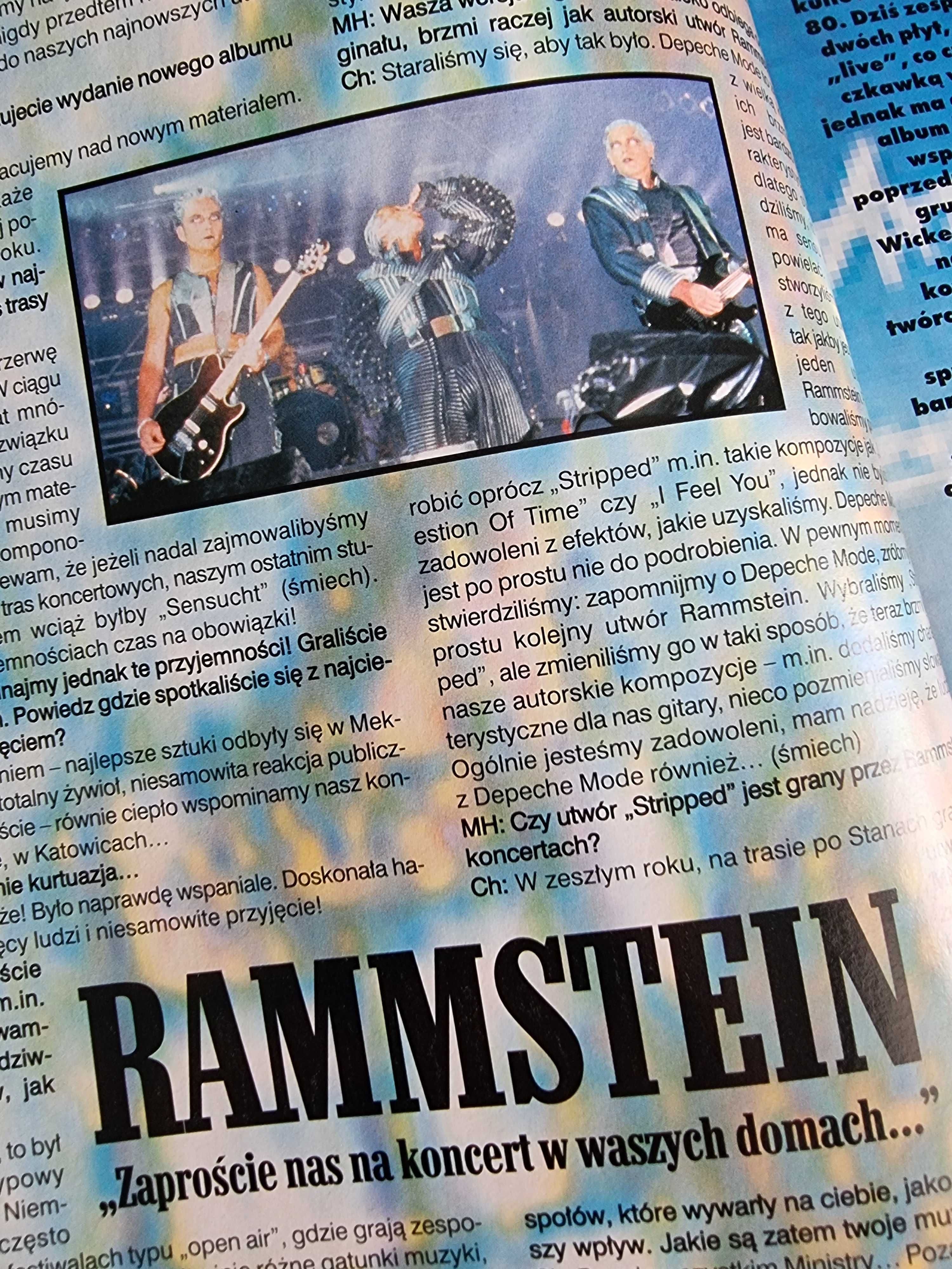 Metal Hammer 9/1999 - Tiamat, Plakaty: Machine Head i Iron Maiden