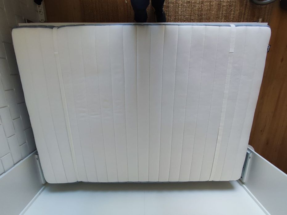 VALEVÅG - IKEA - Colchão molas ensacadas,  140x190 cm - como NOVO