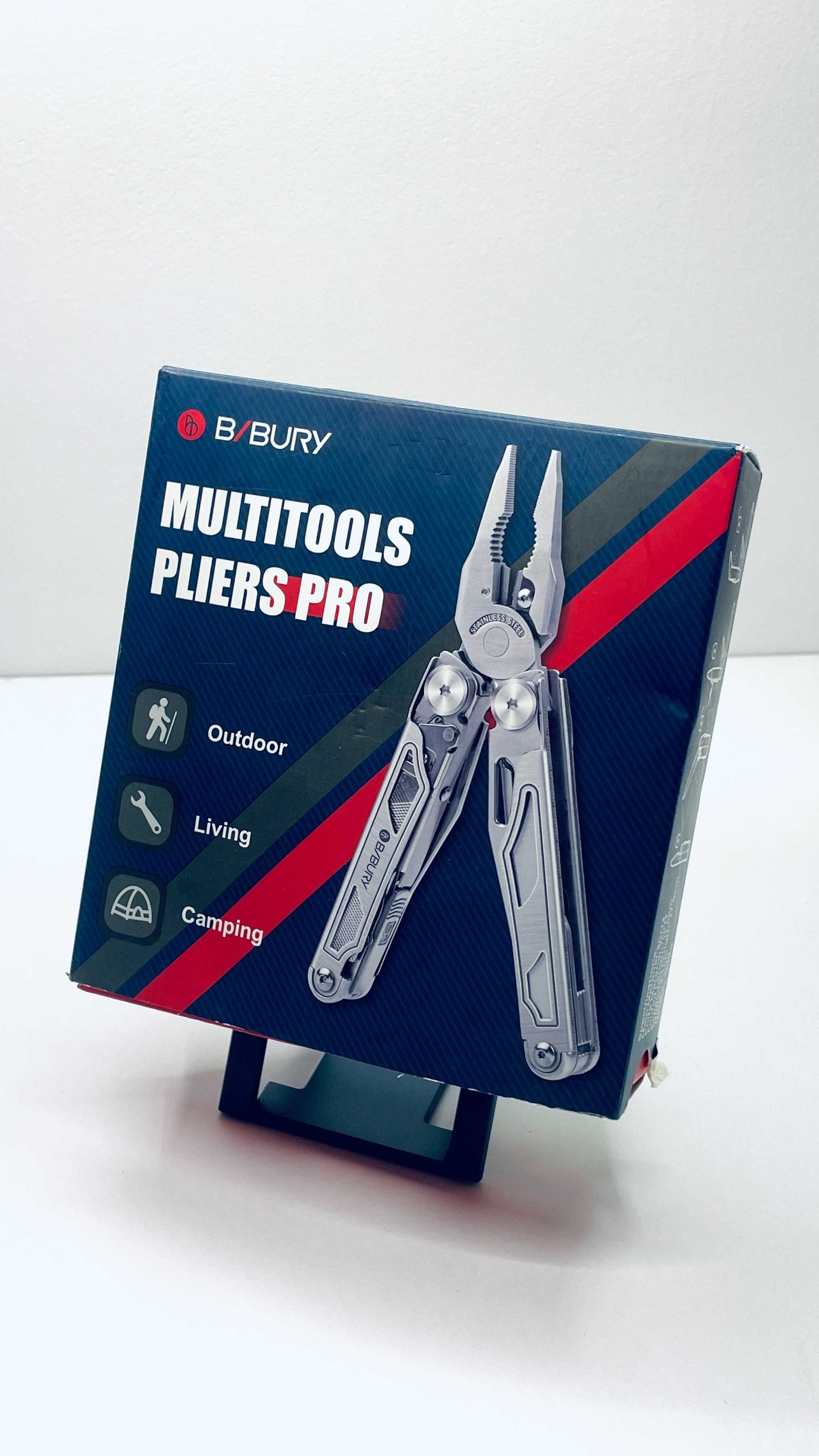 Narzędzie Wielofunkcyjne Multitool BIBURY 34w1 Szczypce Kombinerki