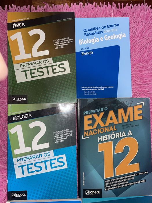 Livros apoio testes e exames 12°ano