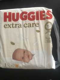 Huggies extra care 1 pampersy początkowe 84 szt