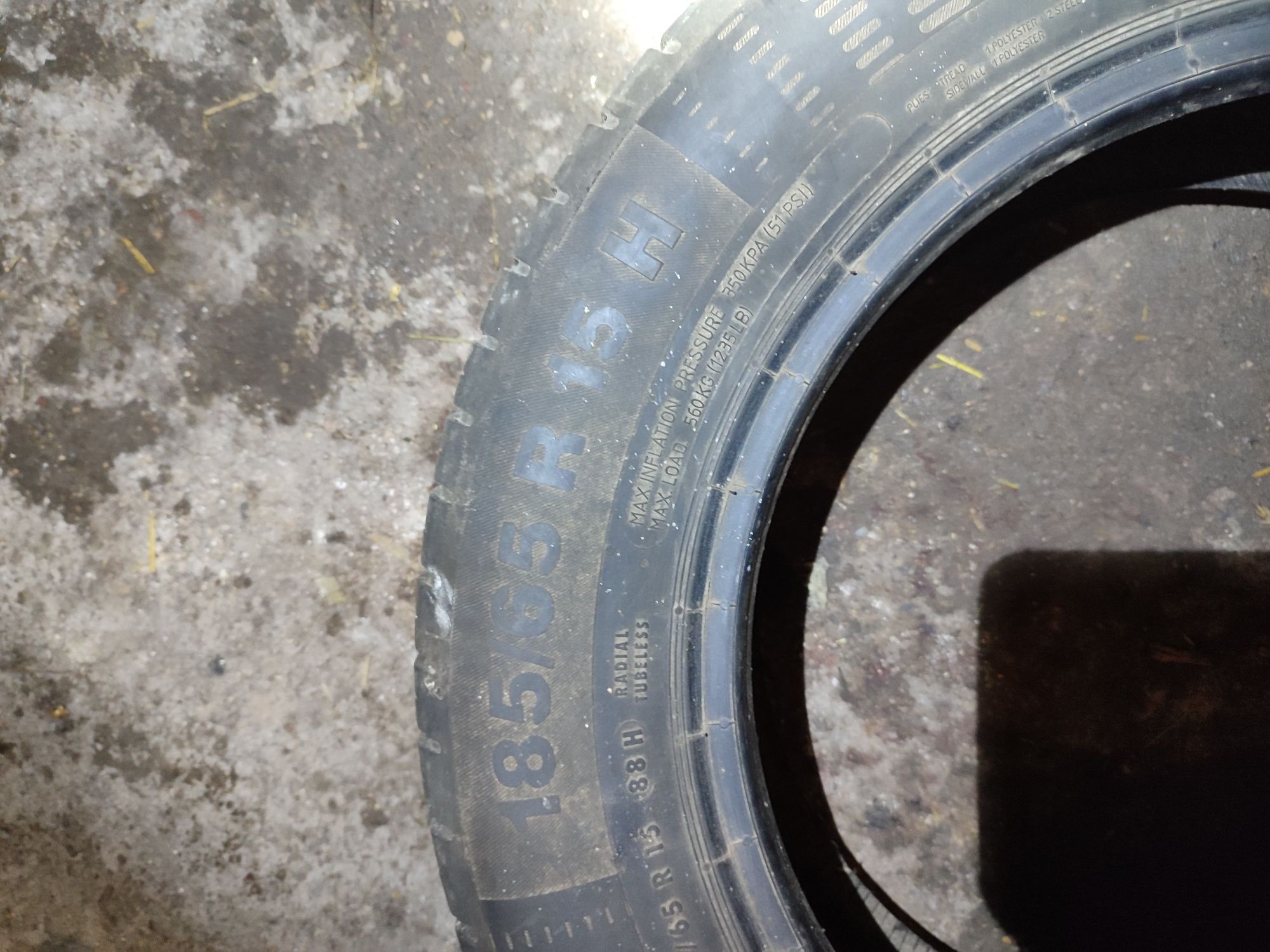 Opony Continental letnie 185/65r15