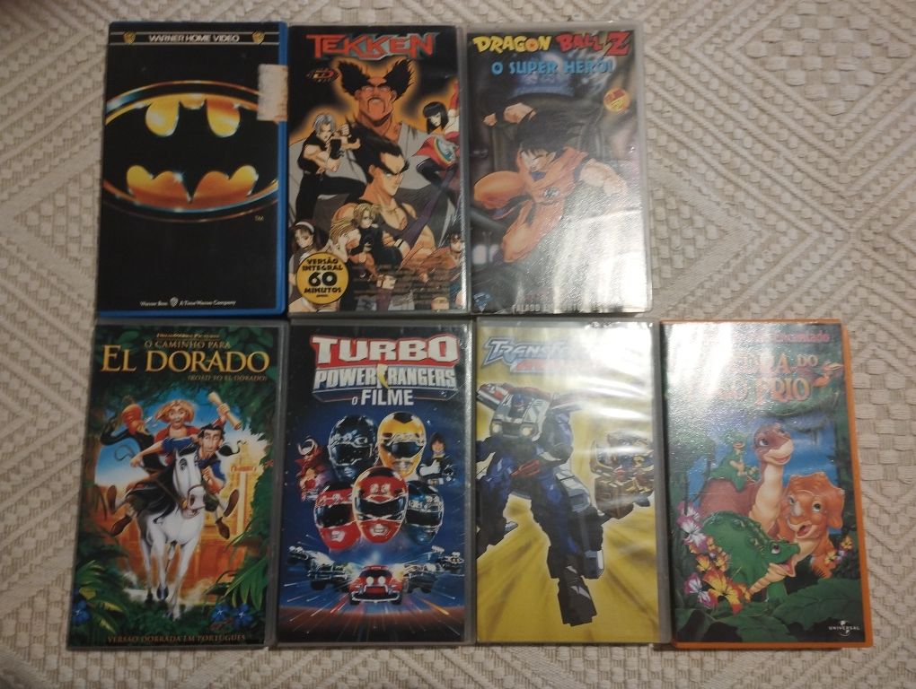 Cassetes VHS diversos