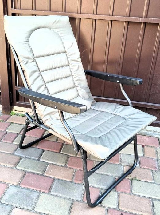 Карпове розкладне крісло тролінг люкс з підлокітниками до 150 кг