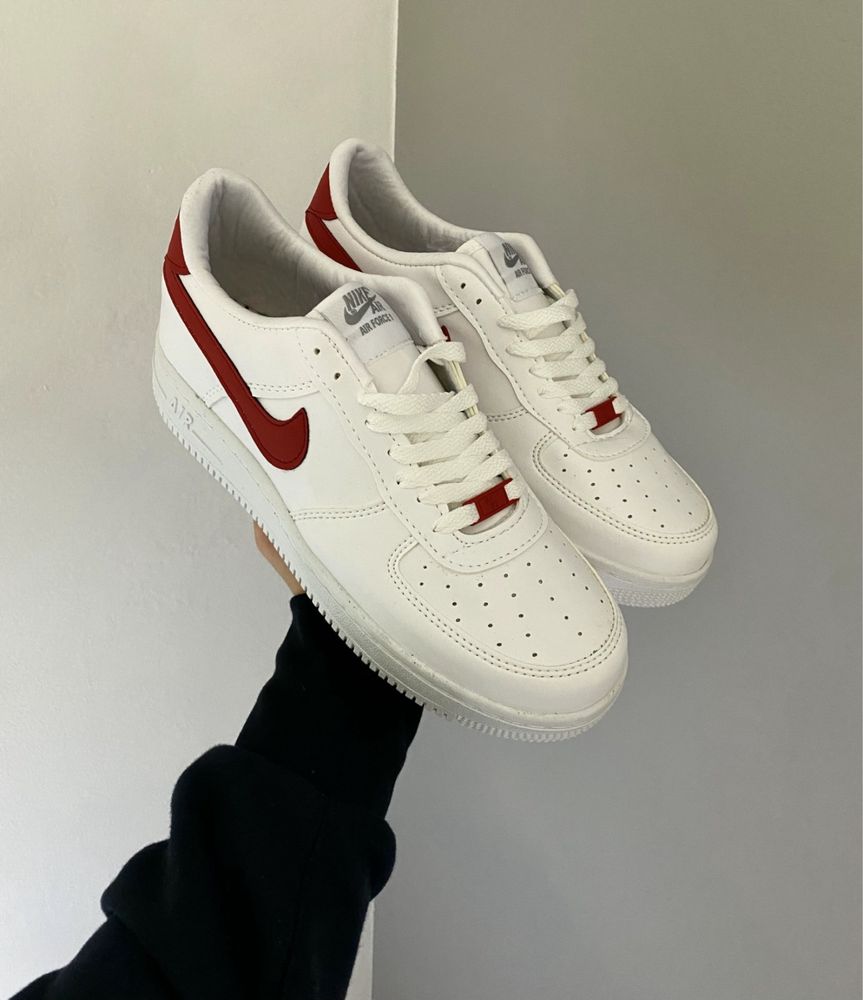 Nike air force one czerwone buty męskie sportowe 41-46