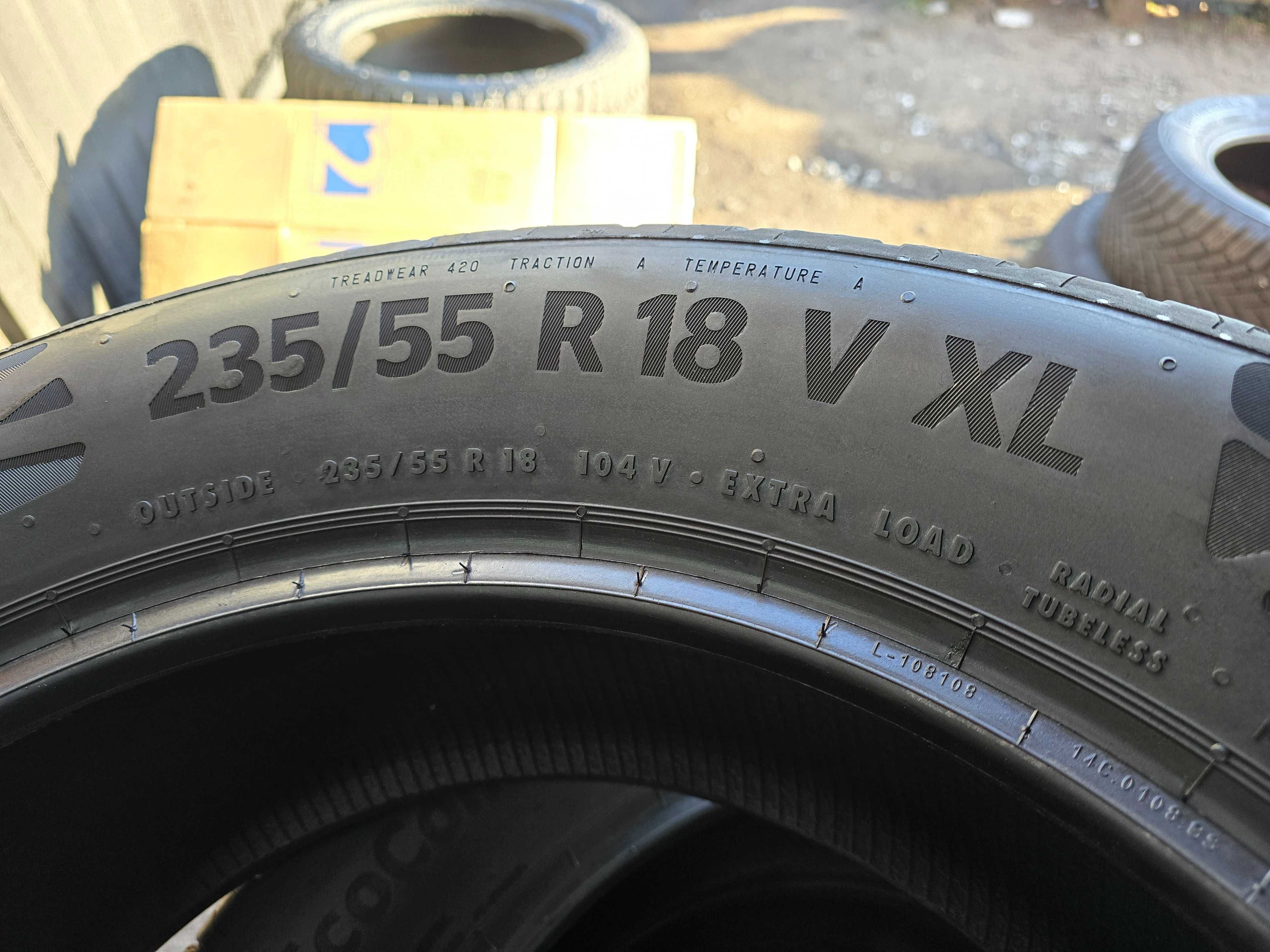 Sprzedam Nowe opony 235/55 18" Continental EcoContact 6 letnie 2024r