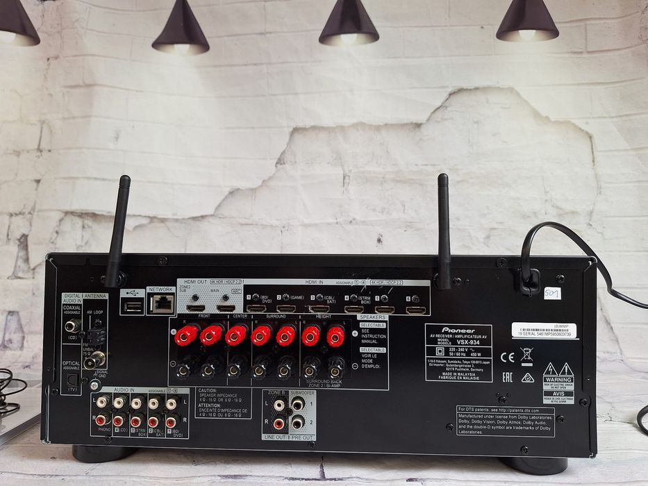 Pioneer VSX-934  mocny ,wifi Bt 4K Dolby Atmos Vision.