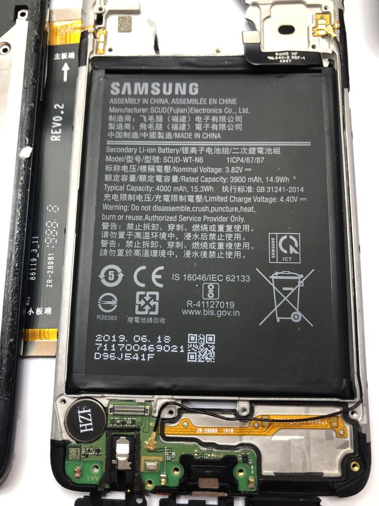 Запчастини samsung A10s A20s
