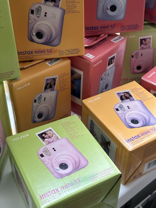 Instax mini 12 фотоапарат, фотокамера, пленка, полароид, полароїд