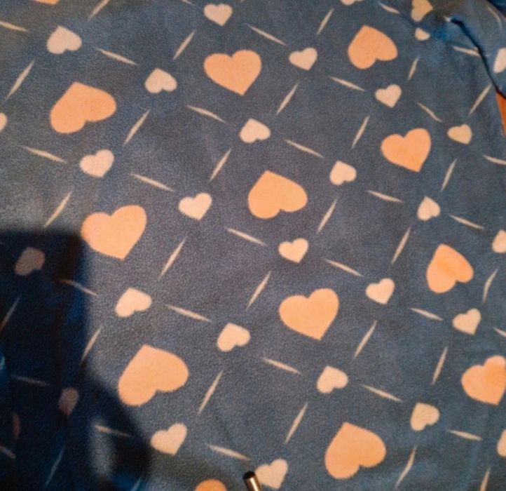 Pijamas polares, rosa e azul