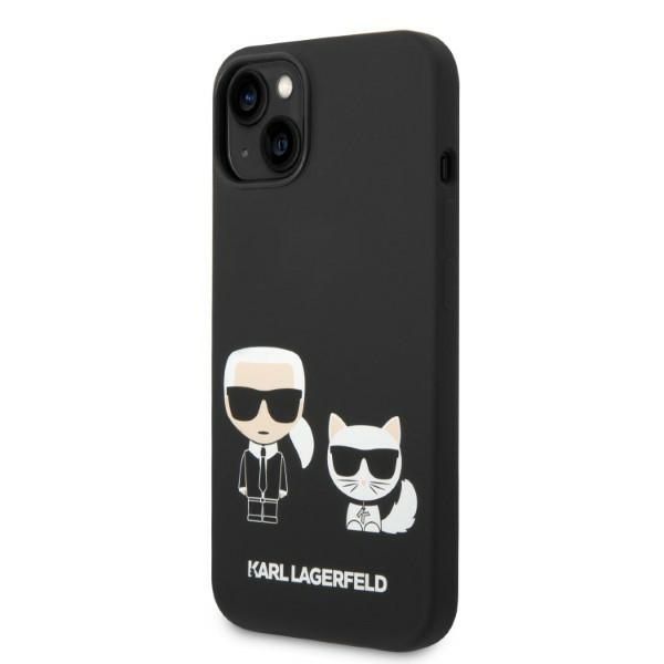 Etui Karl Lagerfeld Karl & Choupette Ikonik dla iPhone 14/15/13 6,1"