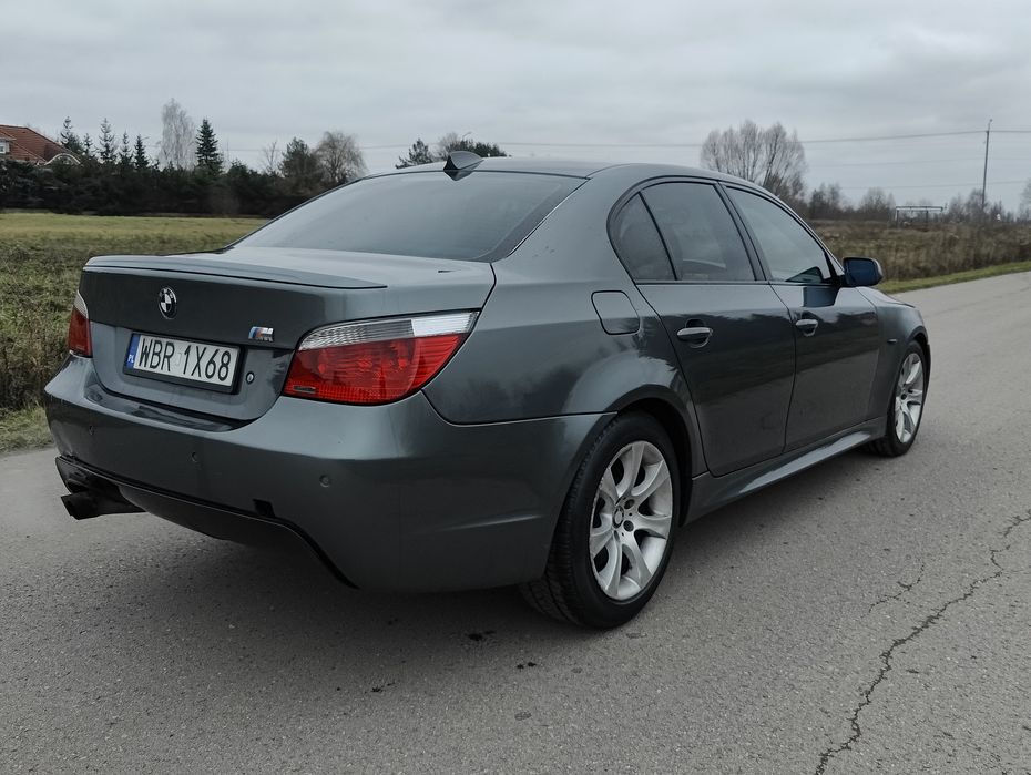 BMW E60 540i manual m pakiet rwd 306km
