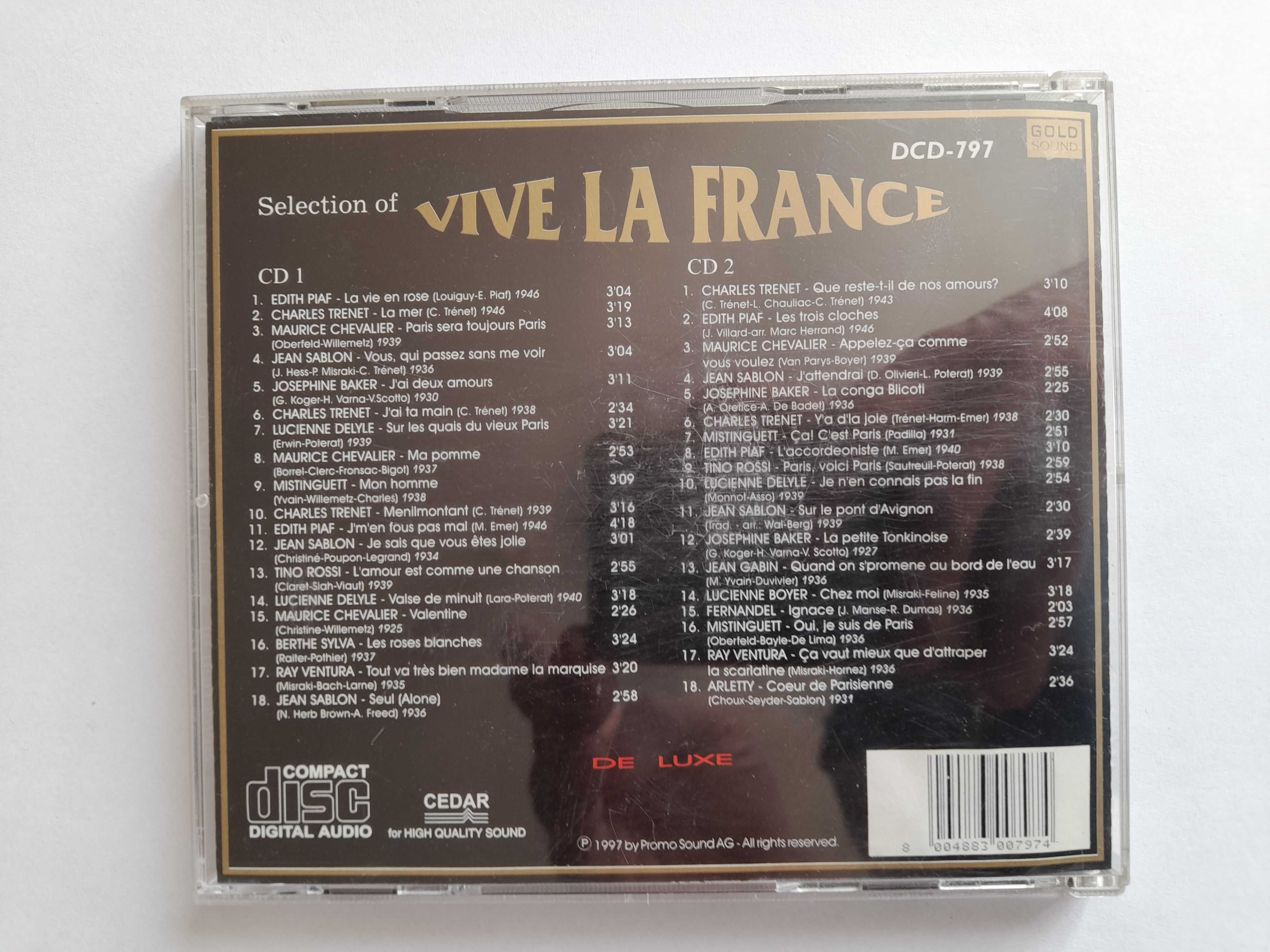 Selection Of Vive La France 2xCD