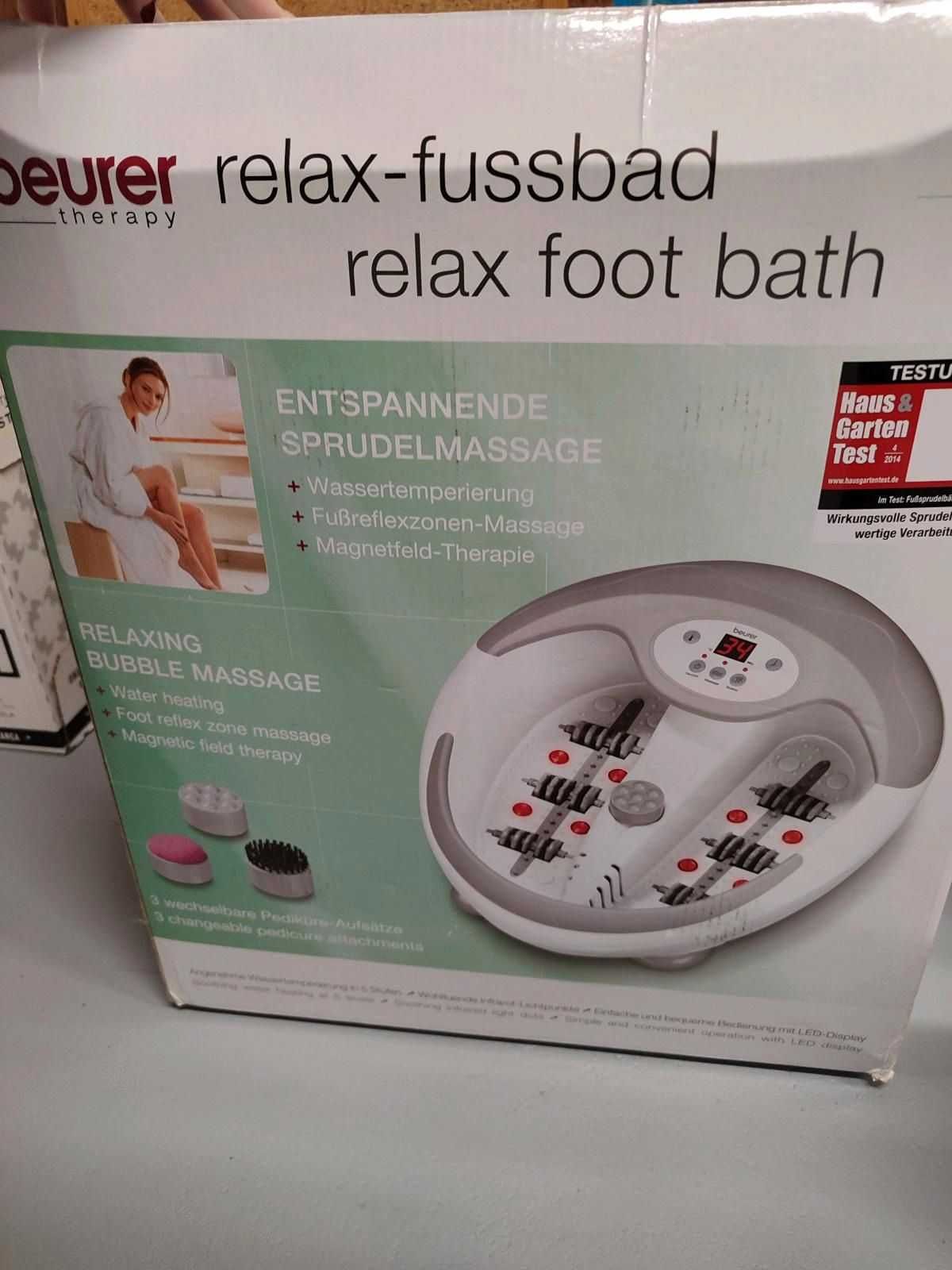 Продам ванну для ніг Beurer relax-fussbad relax foot bath