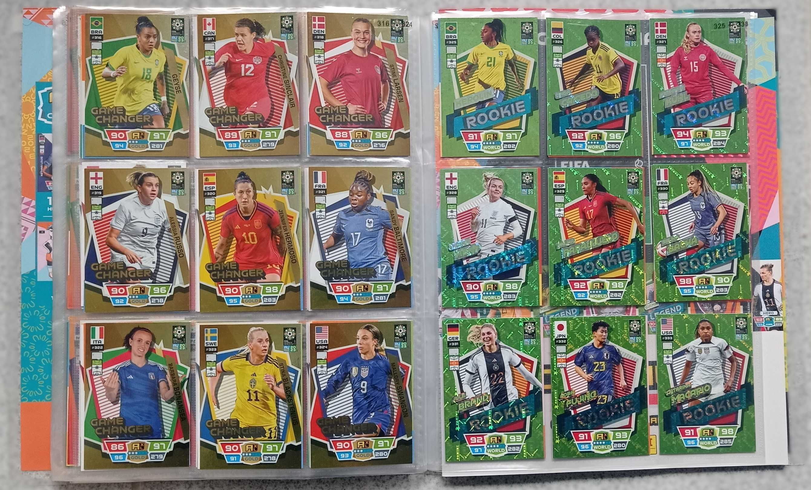 Fifa ADRENALYN  XL WWC  2023  - Trading Cards  Panini