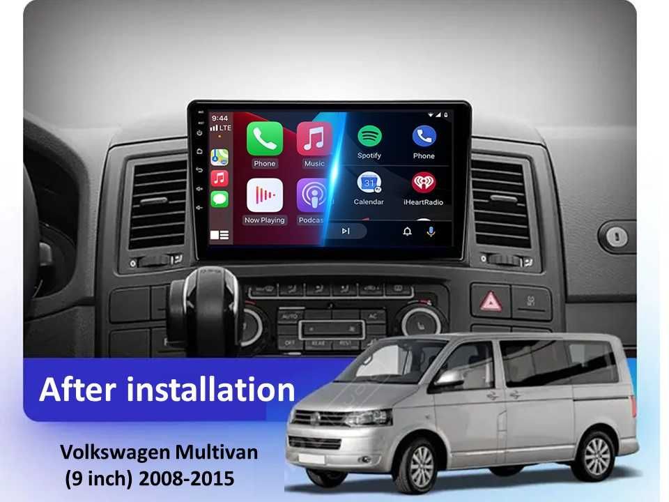 Radio samochodowe Android Volkswagen Multivan (9") 2008.-2015