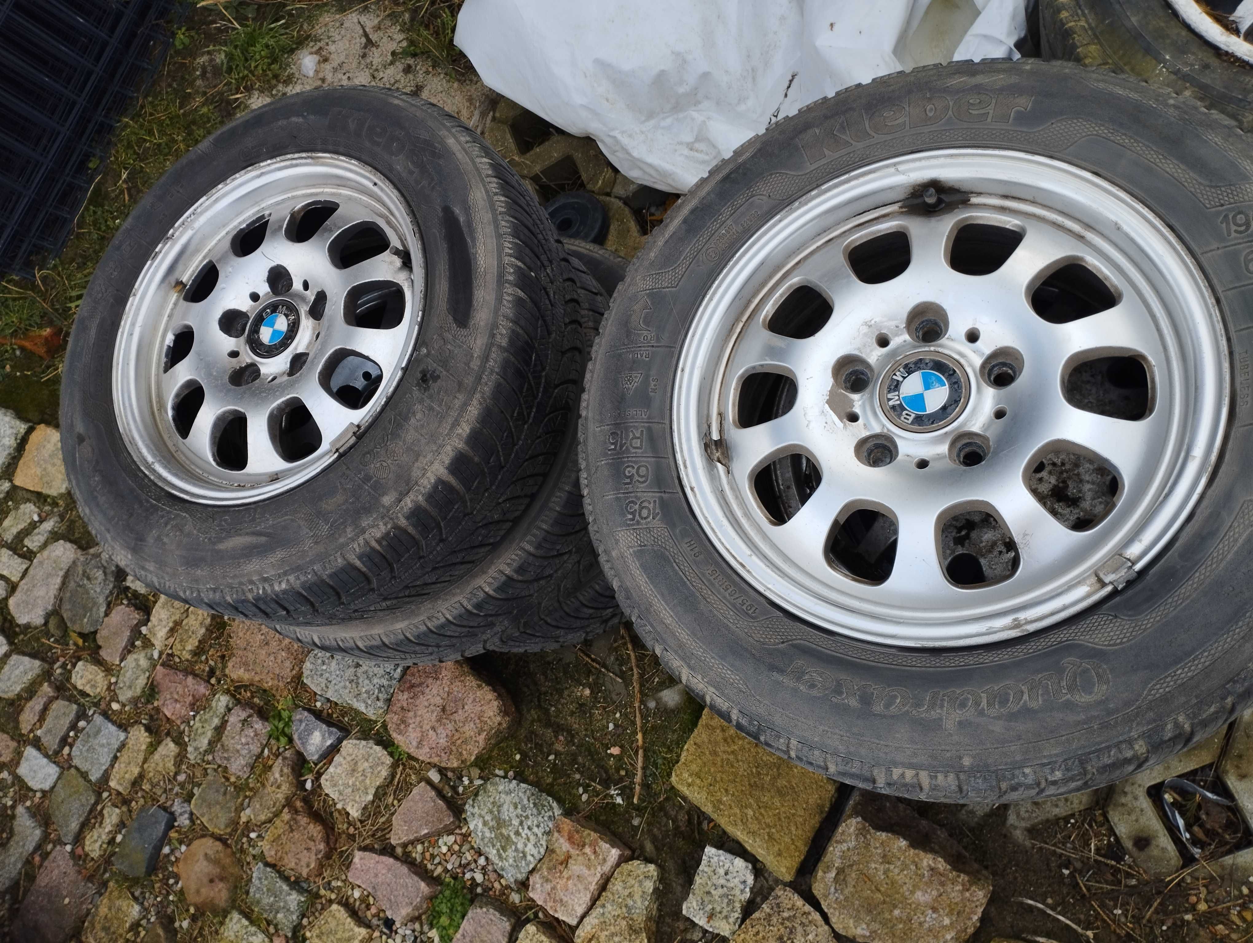 Alufelgi BMW 5X120 z oponami 195/65r15 E36 E46