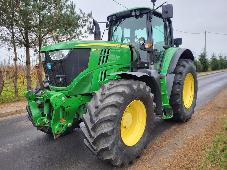 Ciągnik John Deere 6170m 6190r Klima'TUZ'Pneumatyka 6210r case fendt