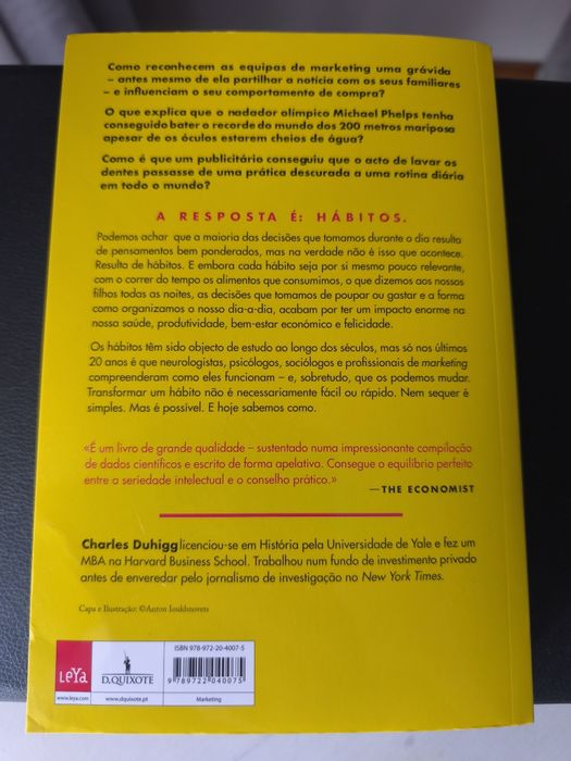 Livro "A Força do Hábito"